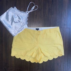 J. Crew Scalloped Shorts